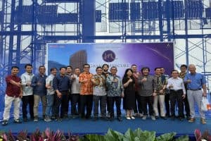 The Progress of Grand Mercure Satrio : Topping Off Ceremony