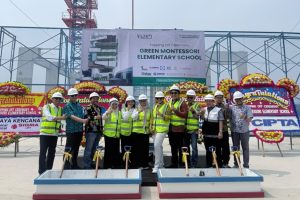 Green Montessori Elementary School Advances with Topping Off Ceremony